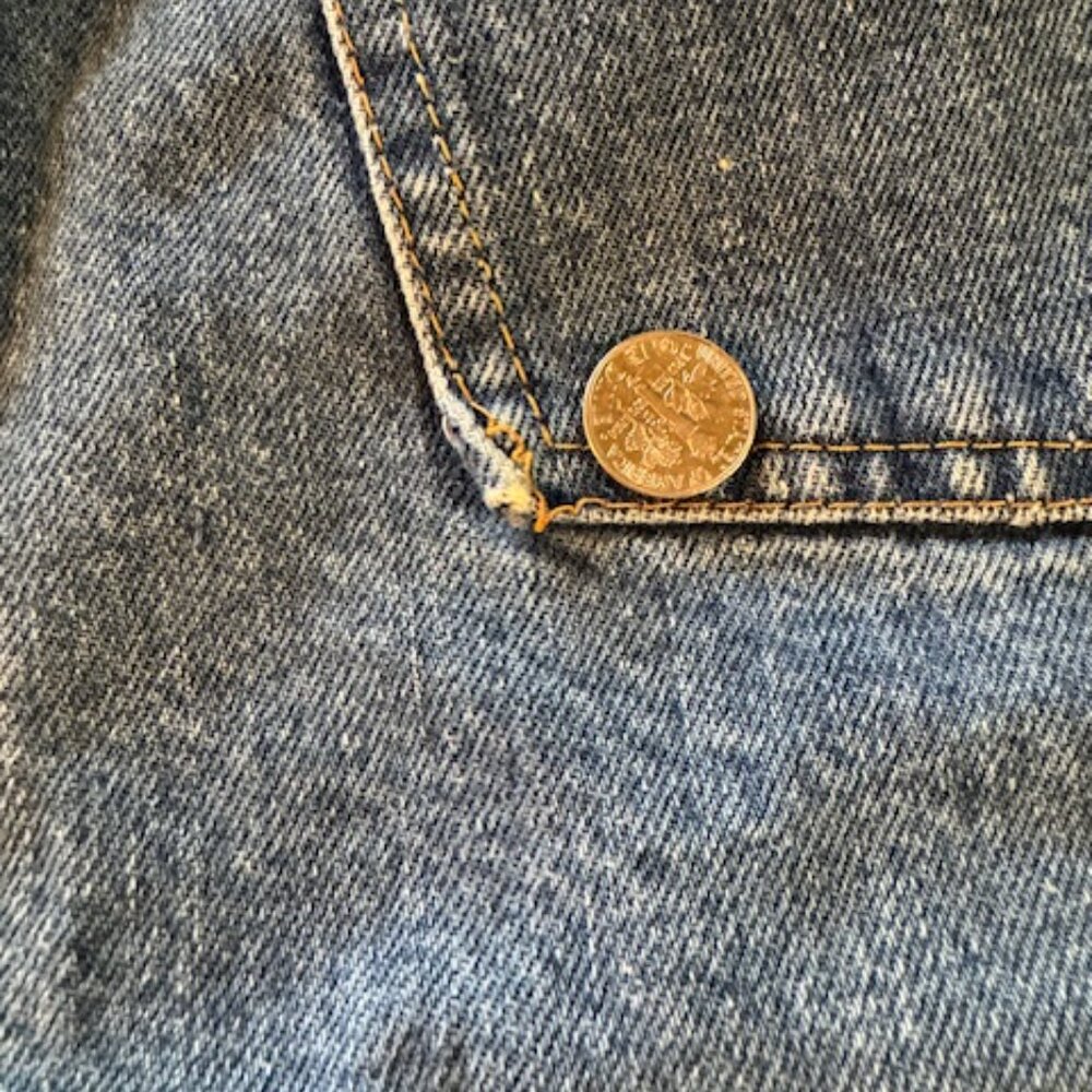 Vintage Marithe Francois Girbaud Denim Jean Skirt 7/8 - Picture 13 of 15